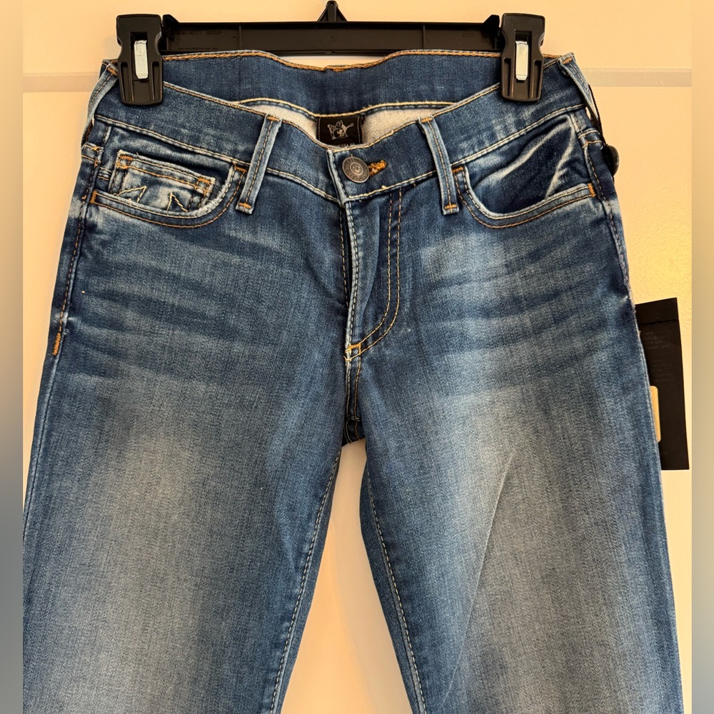 NWT! True Religion Victoria Mid Rise Skinny Leg Jeans, Sz 25 - Picture 3 of 11